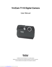 Vivitar ViviCam T119 User Manual