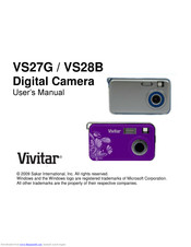 Vivitar VS27G, VS28B User Manual