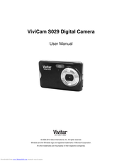 Vivitar ViviCam S029 User Manual