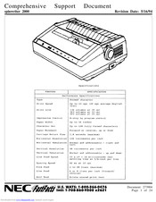 Nec Spinwriter 2000 User Manual