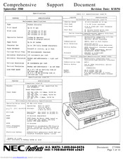 NEC Spinwriter 3550 User Manual