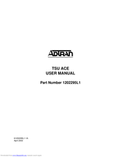 ADTRAN 1202295L1 User Manual