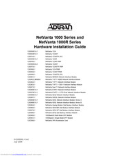 ADTRAN NetVanta 1224R Hardware Installation Manual