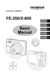Olympus FE 250 - Digital Camera - Compact Basic Manual