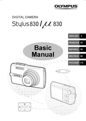 Olympus m 830 Basic Manual