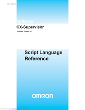 Omron CX-Supervisor Reference Manual