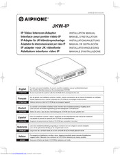 Aiphone JKW-IP Installation Manual