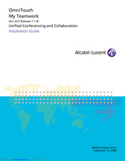 Alcatel-Lucent OmniTouch My Teamwork Installation Manual