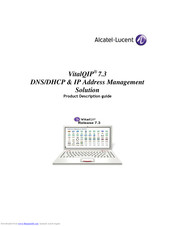 Alcatel-Lucent VitalQIP 7.3 Product Description Manual