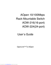 AOpen AOW-216 User Manual