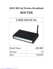 AOpen AOI-891 User Manual