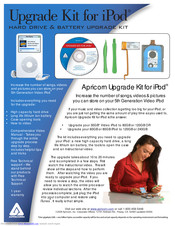Apricorn Upgrade Kit for iPod Manual