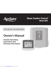 Aprilaire 8910 Owner's Manual