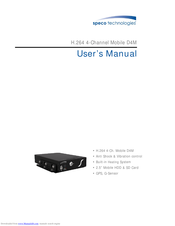 Speco H.264 4-Channel Mobile D4M User Manual