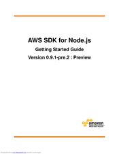 Amazon AWS SDK Getting Started Manual