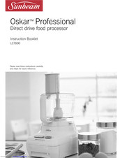 Sunbeam Oskar LC7600 Instruction Booklet