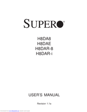 Supermicro Supero H8DAE User Manual