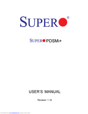 Supermicro Supero PDSMi+ User Manual