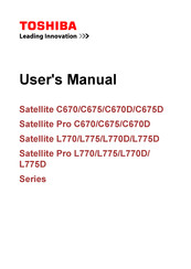 Toshiba Satellite L775 User Manual