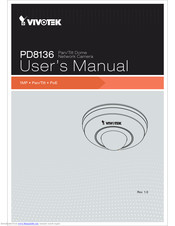 Vivotek PD8136 User Manual