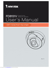Vivotek FD8151V User Manual