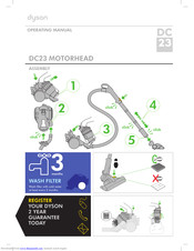 Dyson DC23 Motorhead Operating Manual