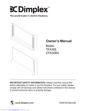 Dimplex TFA36E Owner's Manual