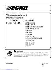 Echo 99944200545 Operator's Manual