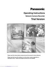 Panasonic = Operating Instructions Manual