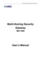 Planet MH-1000 User Manual