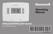 Honeywell RTHL2510 series Operating Manual