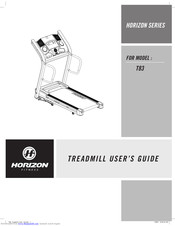 Horizon Fitness HORIZON T83 User Manual