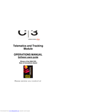 AutoPage Telematics and Tracking Module Operation Manual