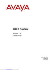 Avaya 4620 User Manual