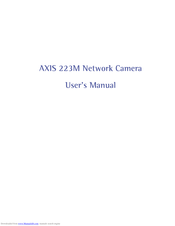 Axis AXIS 223M User Manual
