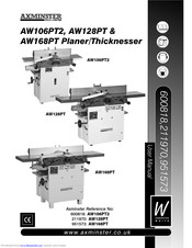 Axminster AW128PT User Manual