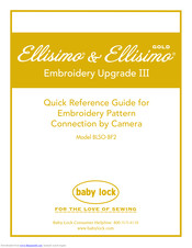 Baby Lock Elissimo GOLD Quick Reference Manual