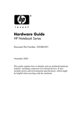 HP Compaq NX9105 Hardware Manual