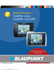 Blaupunkt TravelPilotLucca MP Operating And Mounting Instructions Manual