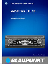 Blaupunkt Woodstock DAB 53 Operating Instructions Manual