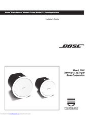 Bose FreeSpace 8 Installer's Manual