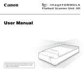 Canon imageFORMULA User Manual