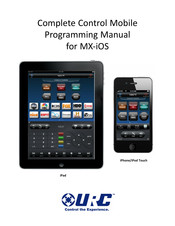 Universal Remote Control Complete Control Mobile Programming Manual