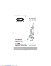 Vax Turbo Force Ultra V-006U Instruction Manual