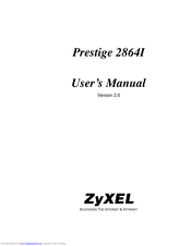 ZyXEL Communications Prestige 2864I User Manual