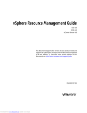 VMware vSphere ESXi 4.0 Management Manual