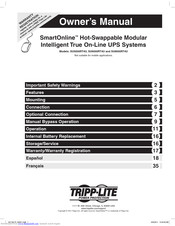 Tripp Lite SmartOnline SU6000RT4U Owner's Manual