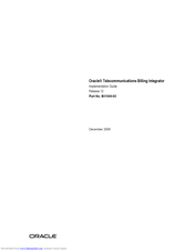 Oracle B31540-02 Implementation Manual