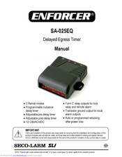 ENFORCER ENFORCER SA-025EQ Manual