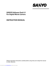 Sanyo 9.1 Instruction Manual